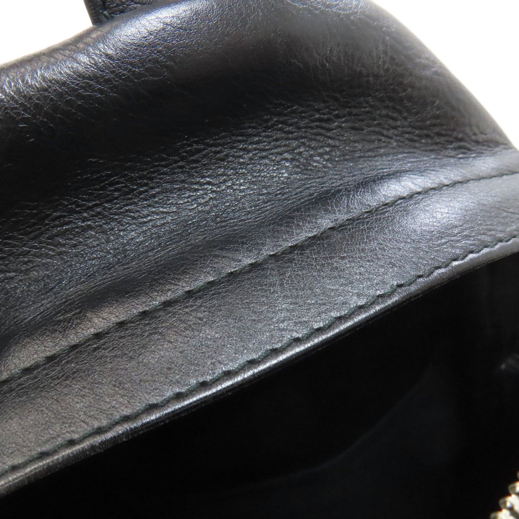 Balenciaga Black Leather Backpack