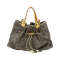 Louis Vuitton Marron Coated Canvas Handbag