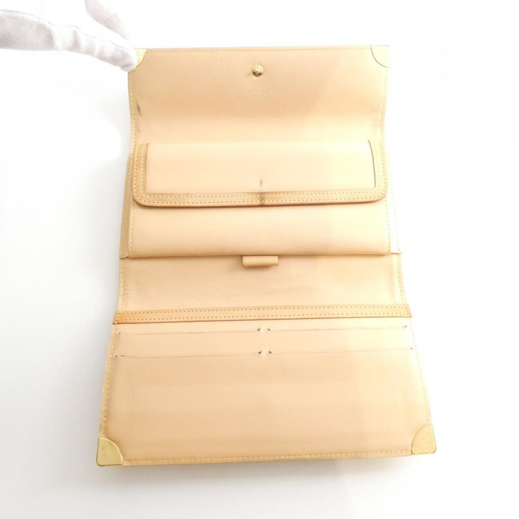 Louis Vuitton Brown Coated Canvas Long Wallet (Tri-Fold)