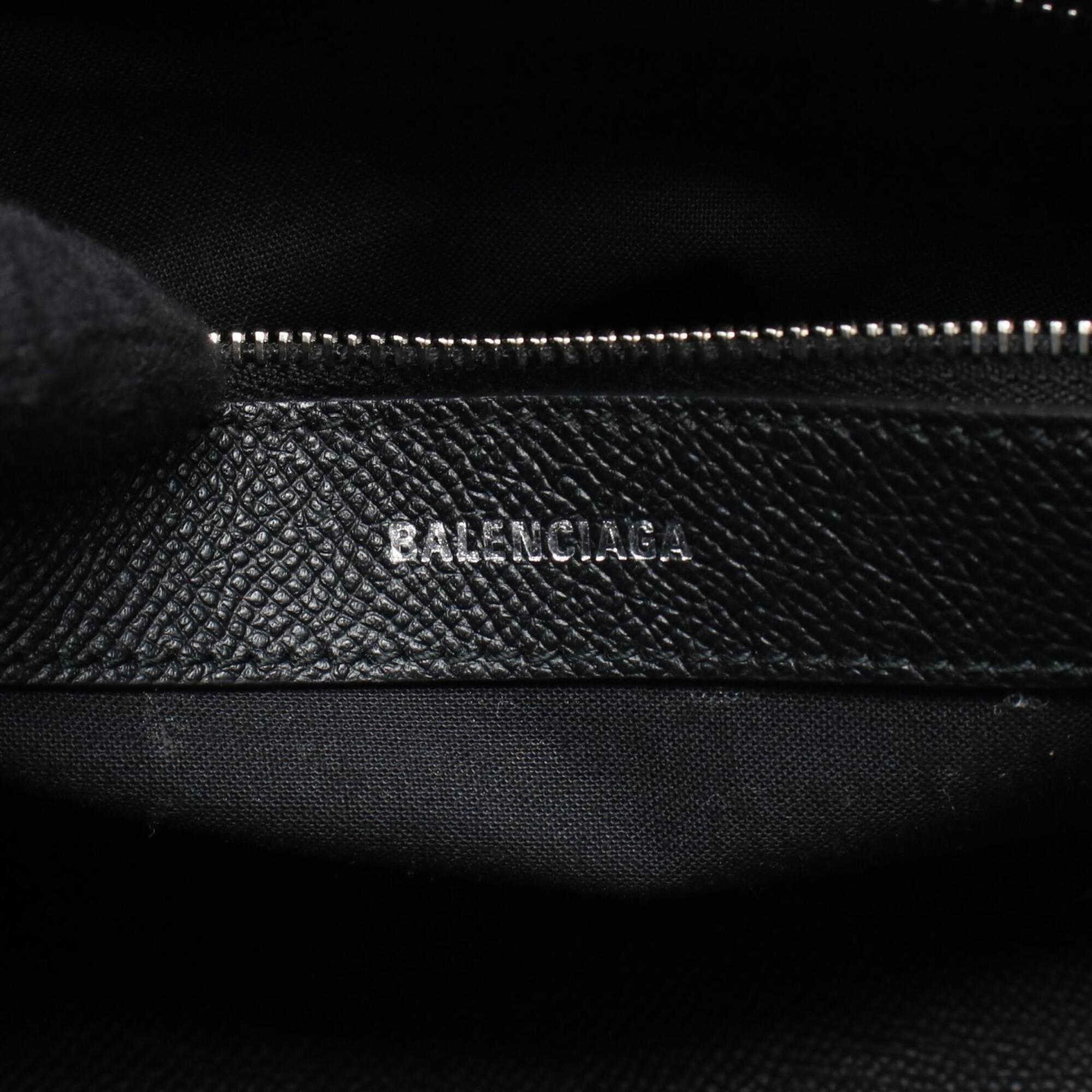 Balenciaga Black Leather Hand