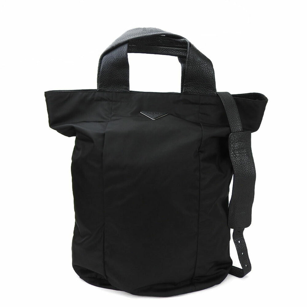 Prada Black Nero Tessuto Shoulder Bag Tote Bag