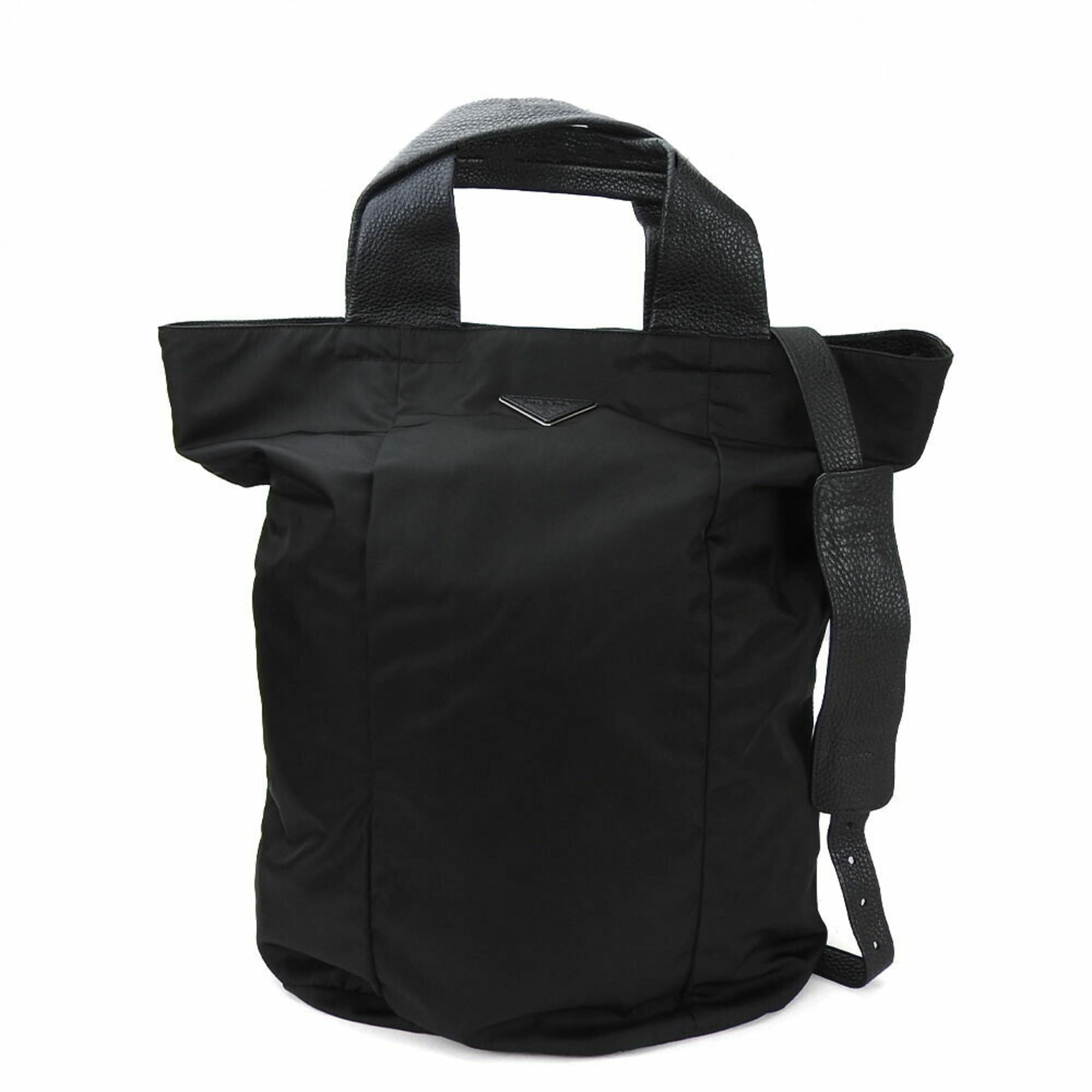 Prada Black Nero Tessuto Shoulder Bag Tote Bag