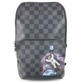 Louis Vuitton Black Damier Graphite Canvas Shoulder Bag Sling Bag