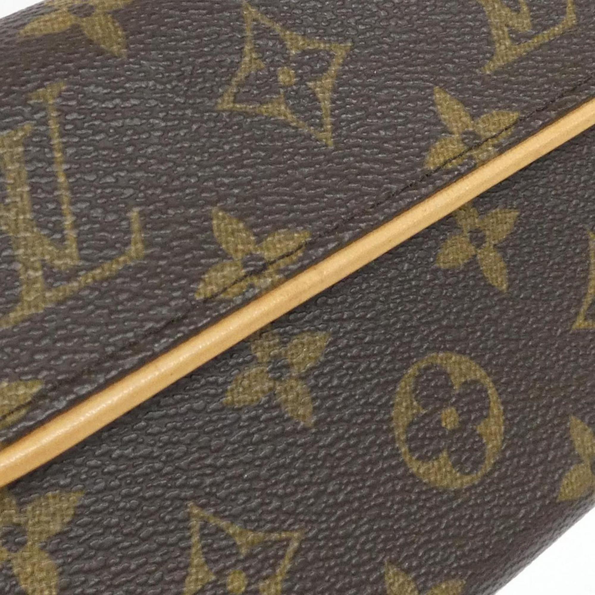 Louis Vuitton Brown Coated Canvas Fanny Pack Pochette