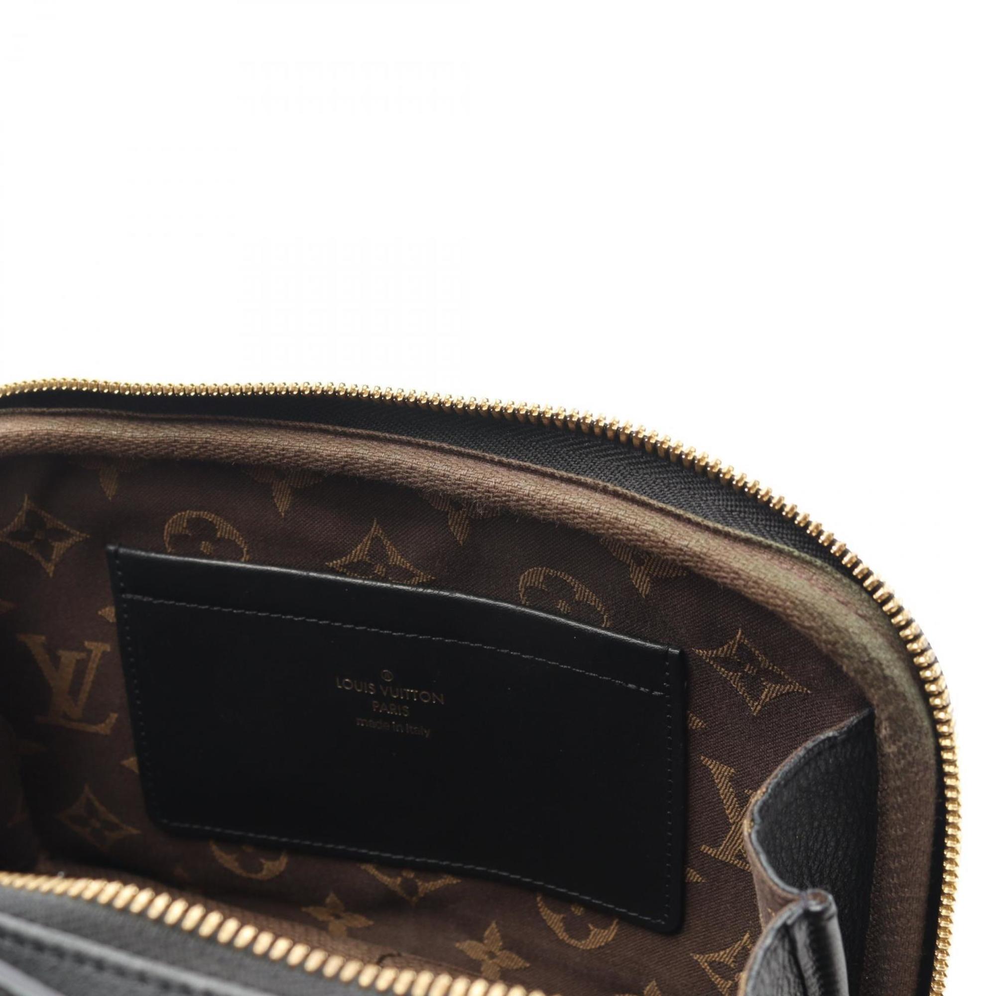 Louis Vuitton Black Noir Leather Shoulder Bag