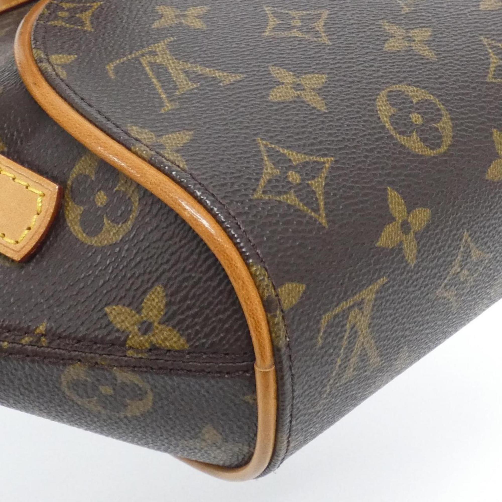 Louis Vuitton Marron Coated Canvas Backpack