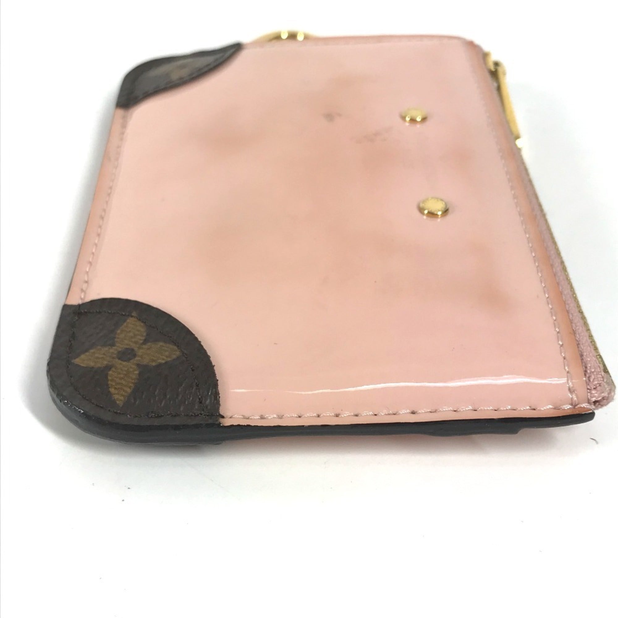 Louis Vuitton Pink Patent Leather Coin Purse/Coin Case