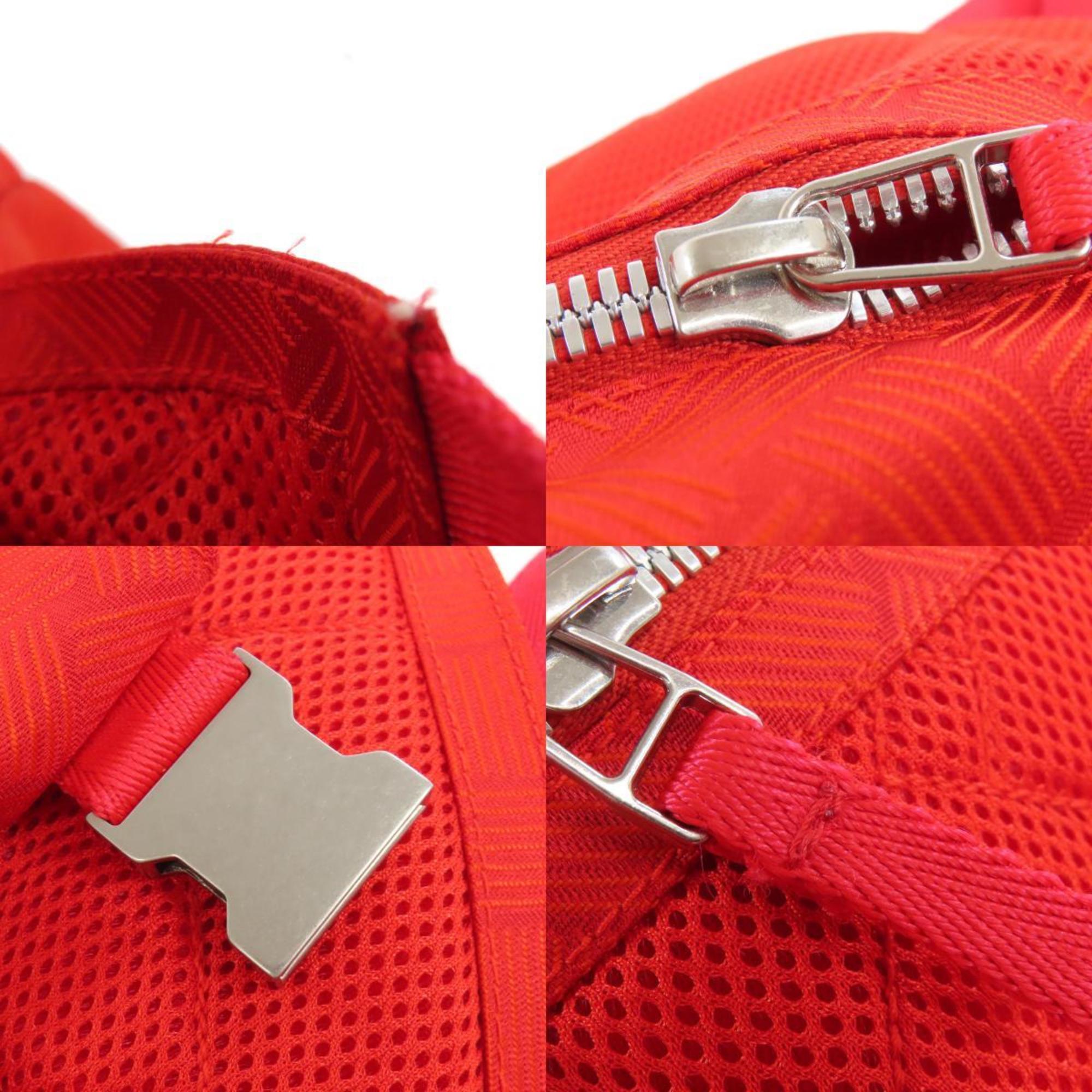 Bottega Veneta Red Color Nylon Sling Bag