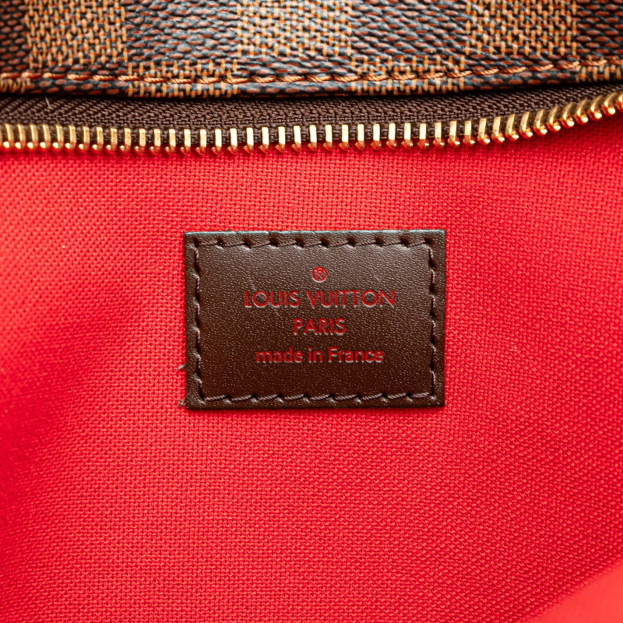 Louis Vuitton Damier Brown Pvc Leather Shoulder Bag