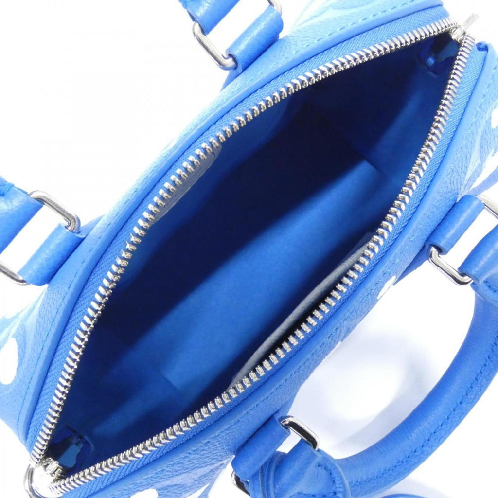 Louis Vuitton Blue Leather Shoulder Bag