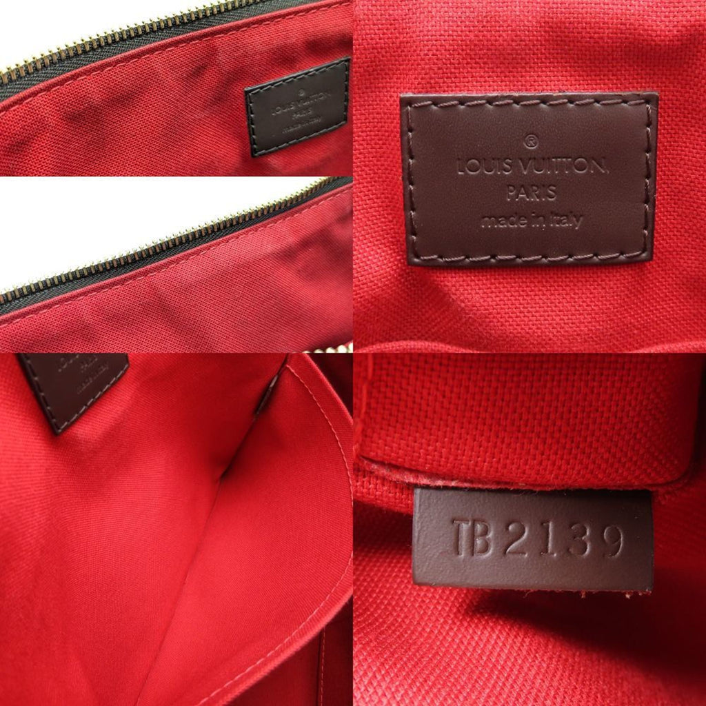 Louis Vuitton Damier Brown Canvas Handbag