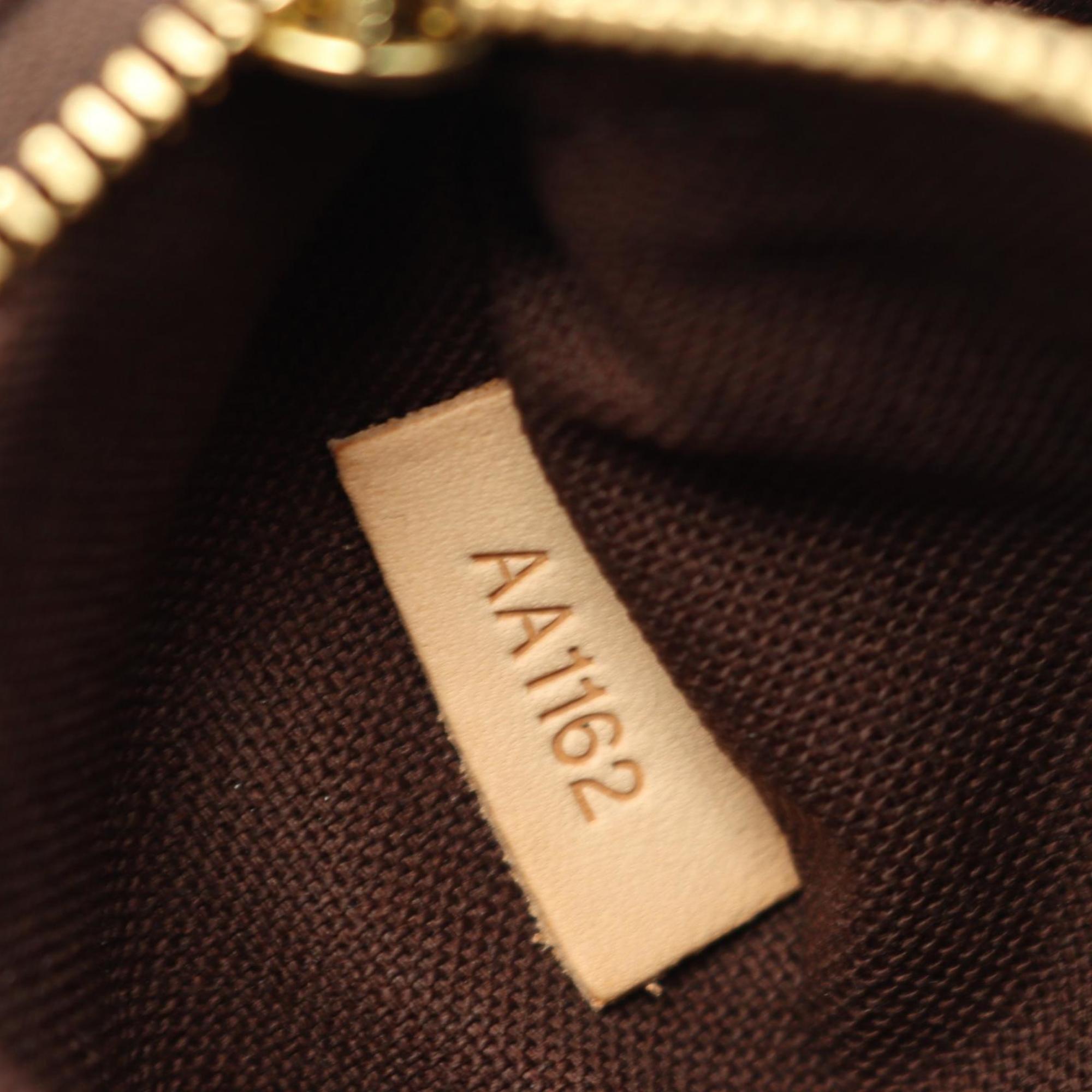 Louis Vuitton Brown Monogram Coated Canvas Leather Shoulder Bag