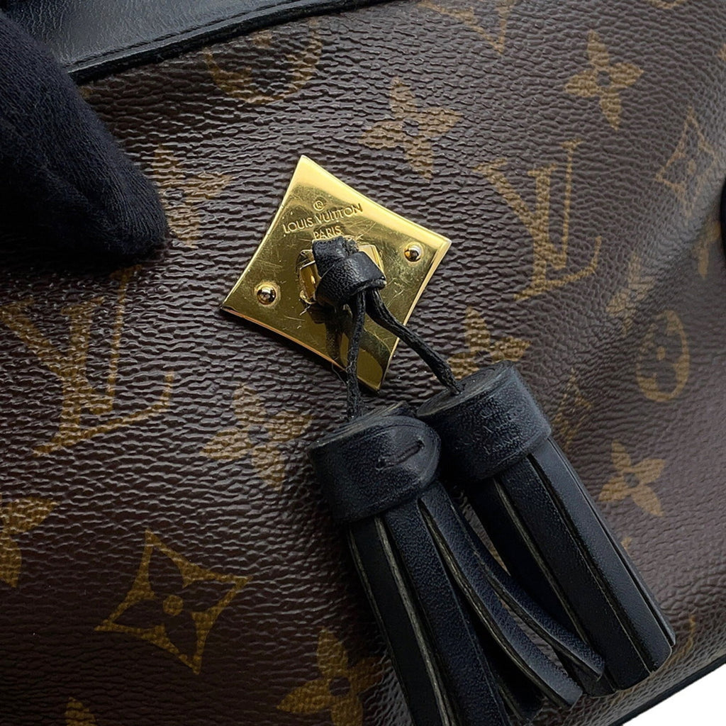 Louis Vuitton Black Monogram Noir Monogram Leather Shoulder Bag