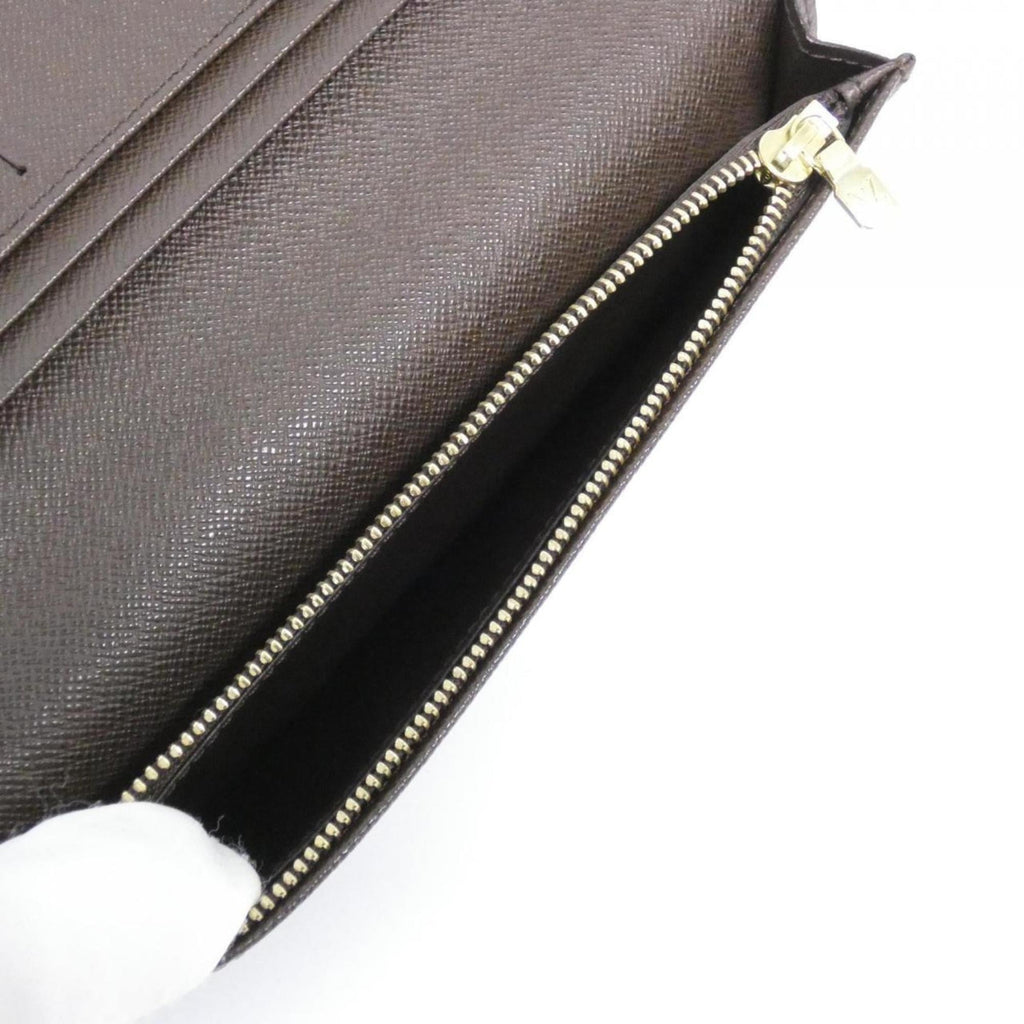 Louis Vuitton Brown Coated Canvas Long Wallet
