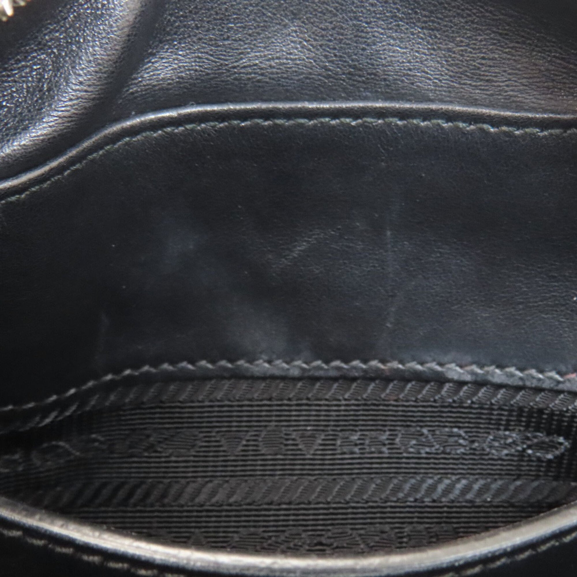 Prada Black Leather Shoulder Bag