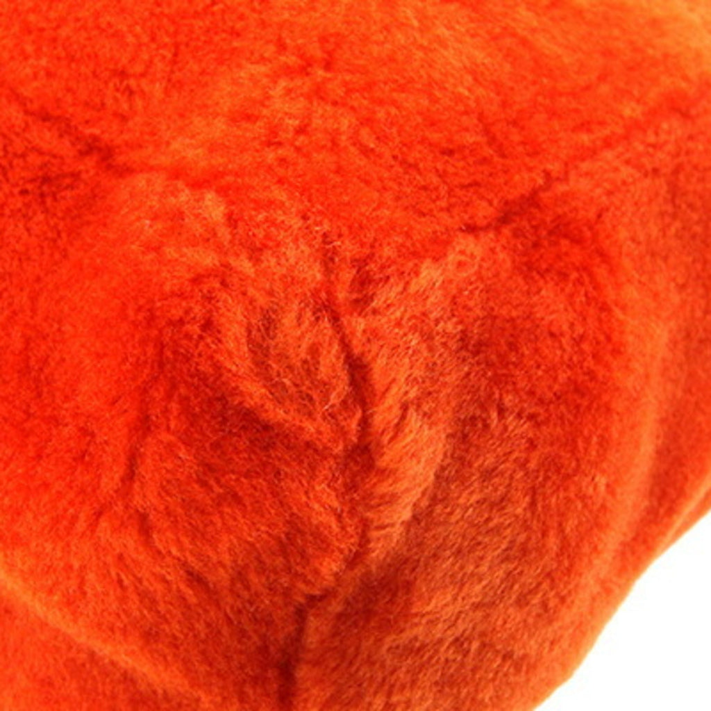 Prada Orange Suede Leather Tote Bag