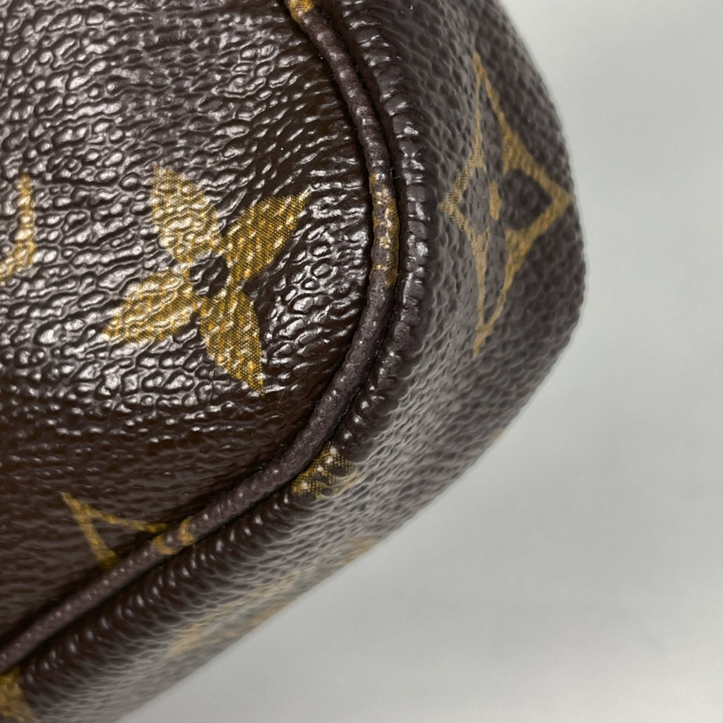 Louis Vuitton Brown Monogram Pochette Pouch