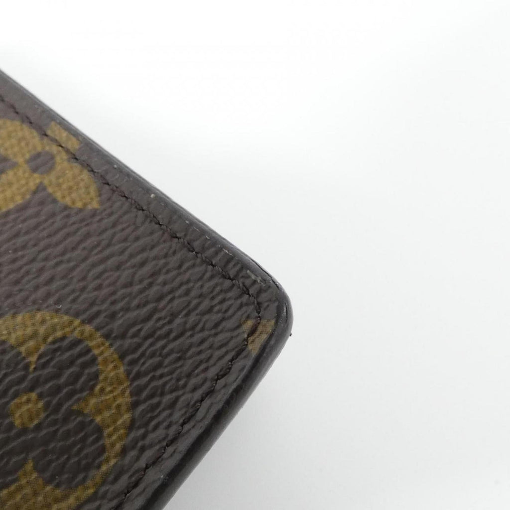 Louis Vuitton Marron Coated Canvas Wallet