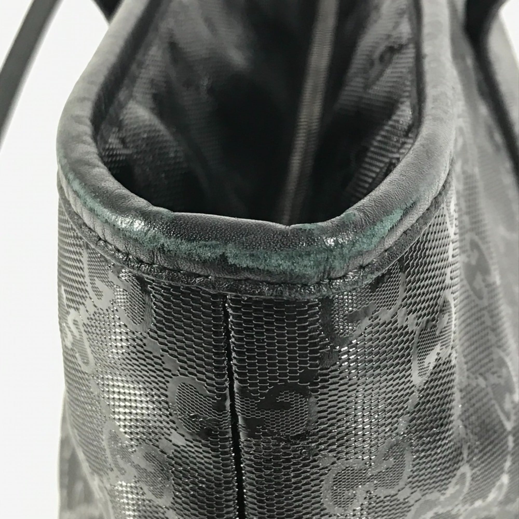 Gucci Gg Imprimé Black Gg Imprimé Shoulder Bag Tote Bag (Pre-Owned)