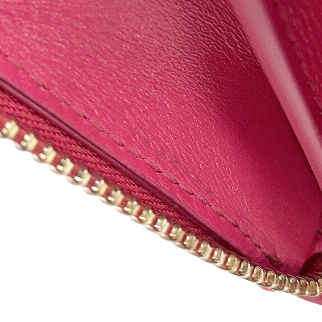Gucci Bamboo Pink Leather Wallet (Bi-Fold) (Pre-Owned)