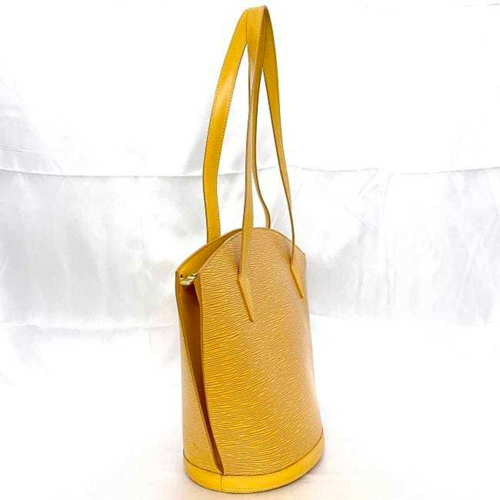 Louis Vuitton Epi Yellow Epi Leather Handbag Tote Bag