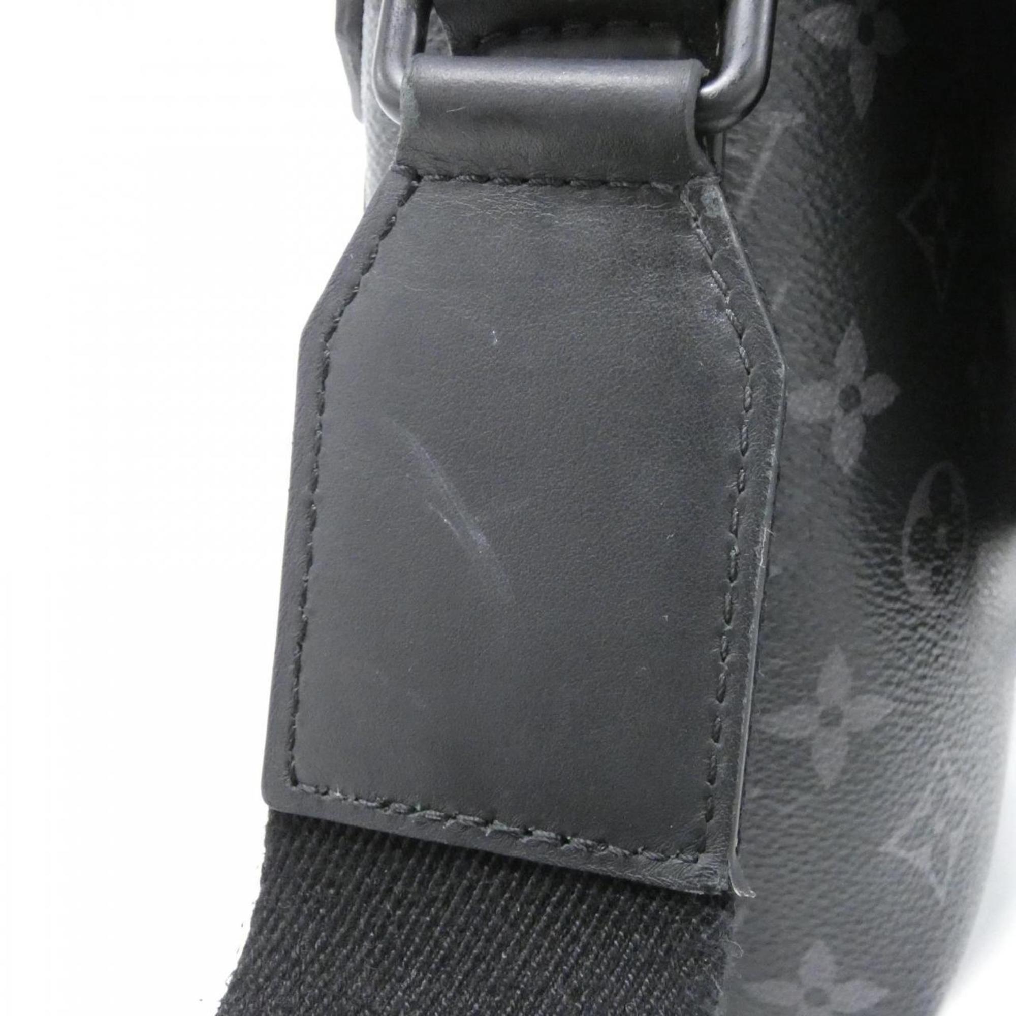 Louis Vuitton Black Coated Canvas Shoulder Bag