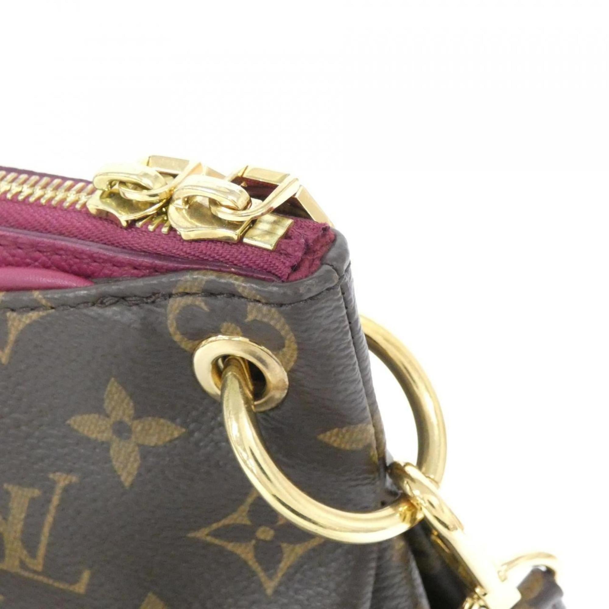 Louis Vuitton Monogram Aurore Marron Coated Canvas Handbag
