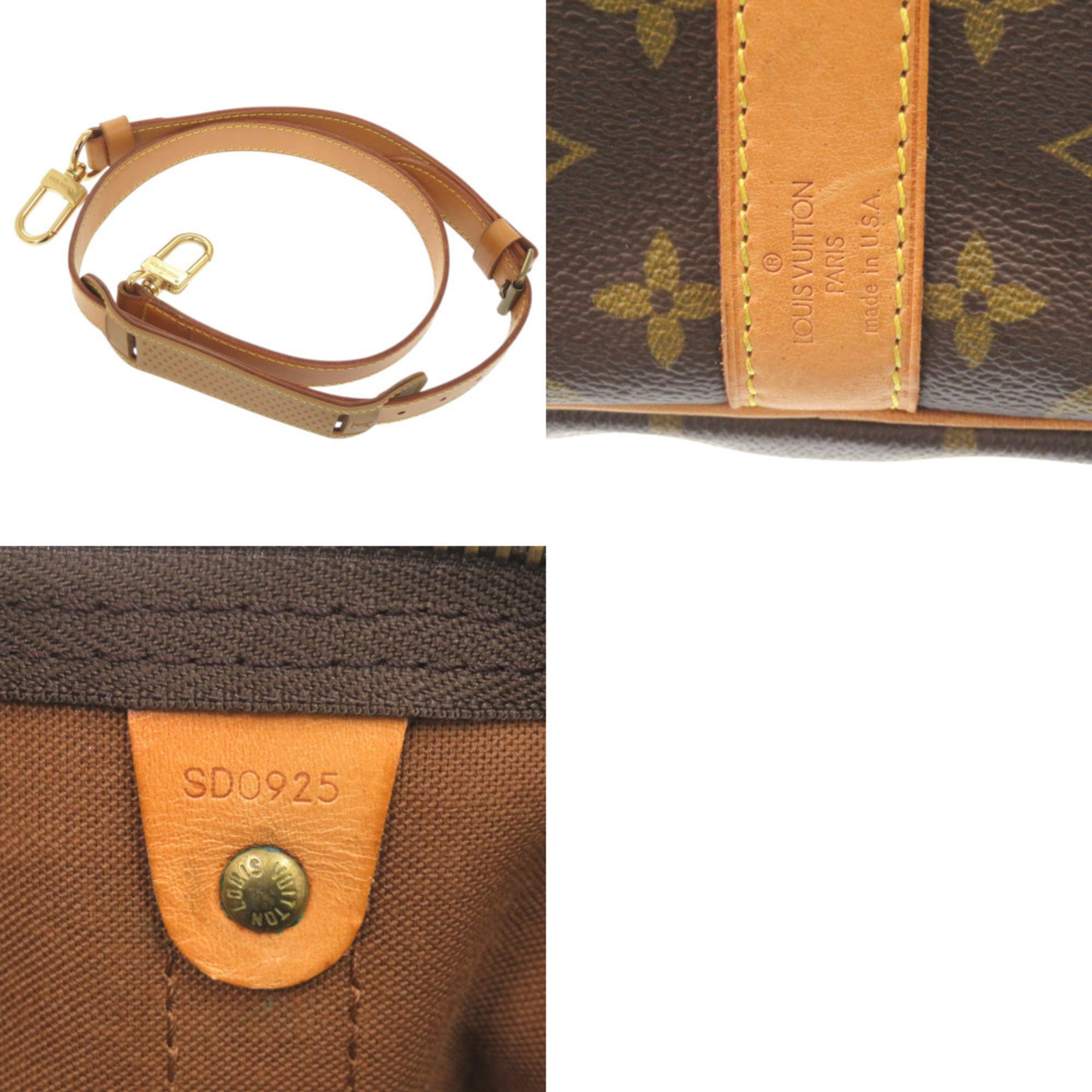 Louis Vuitton Brown Monogram Monogram Boston Bag