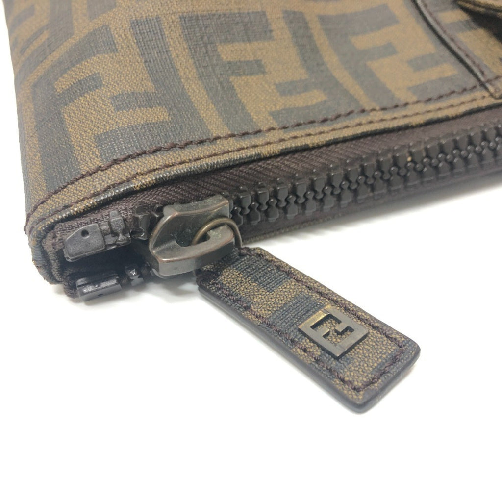 Fendi Brown Pvc Tote Bag