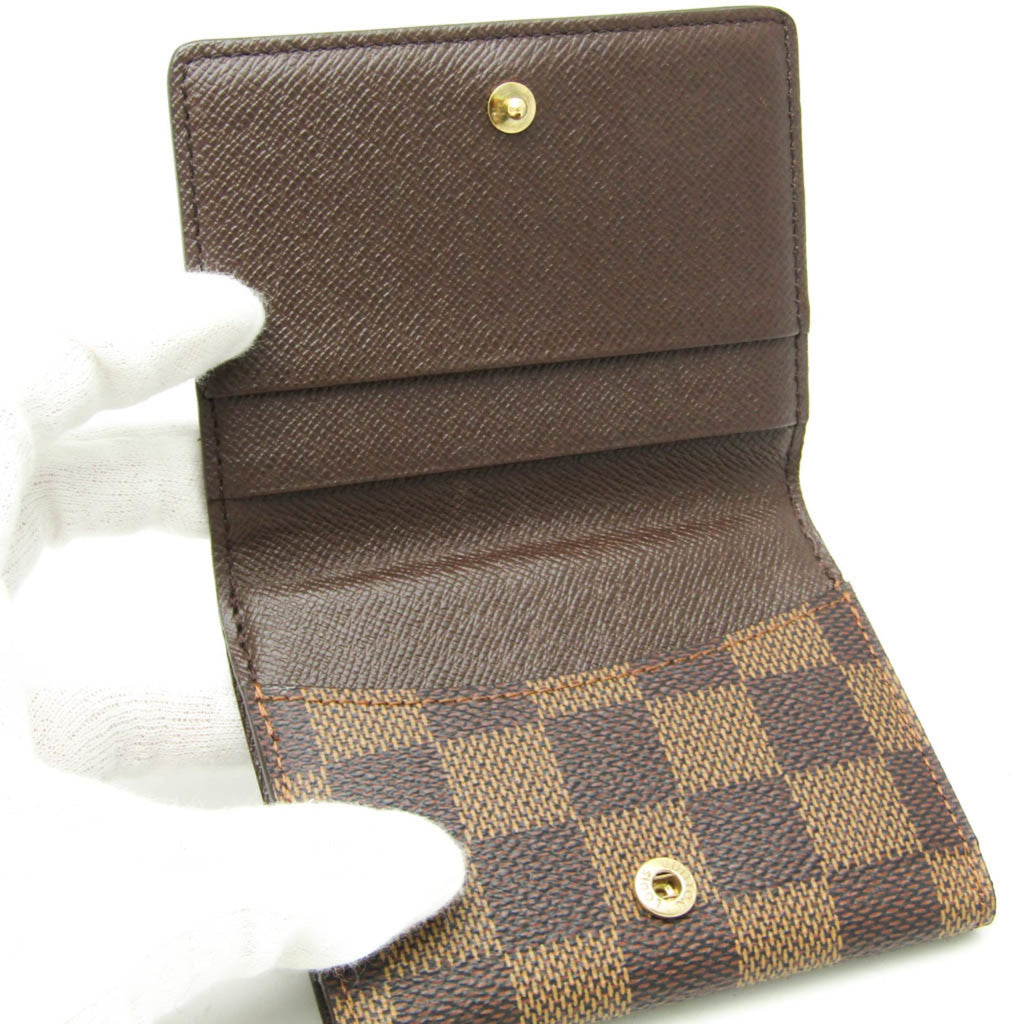 Louis Vuitton Damier Ebene Damier Canvas Coin Purse/Coin Case
