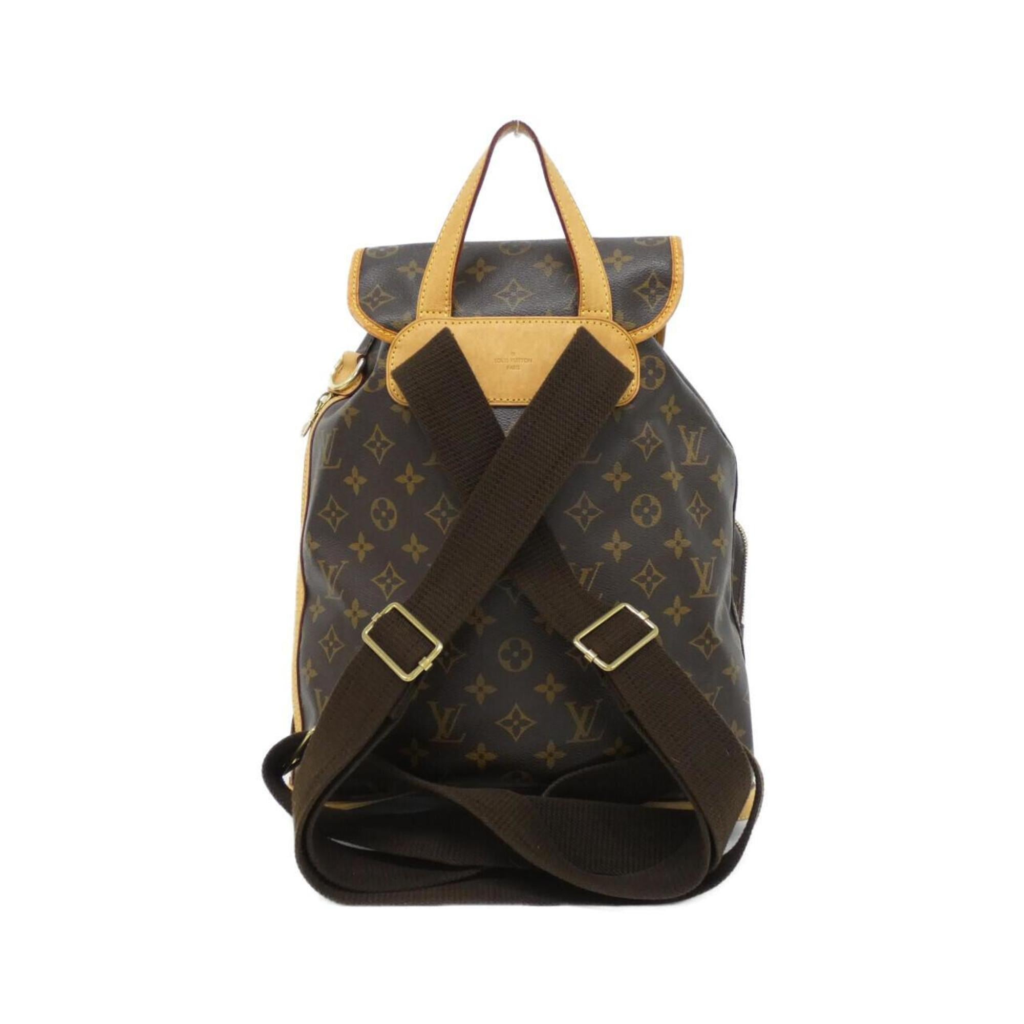 Louis Vuitton Monogram Marron Coated Canvas Backpack