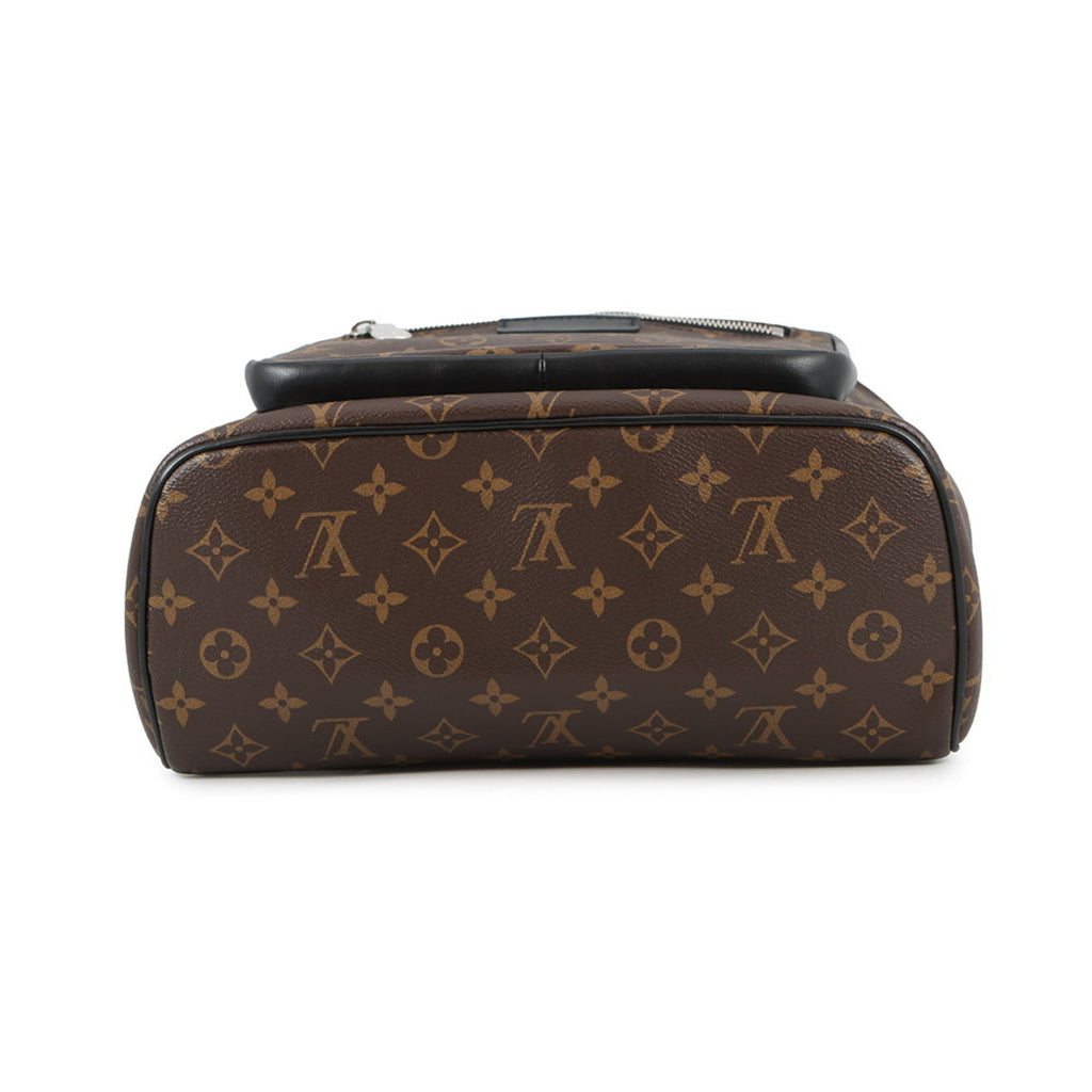 Louis Vuitton Black Brown Monogram Macassar Noir Monogram Backpack