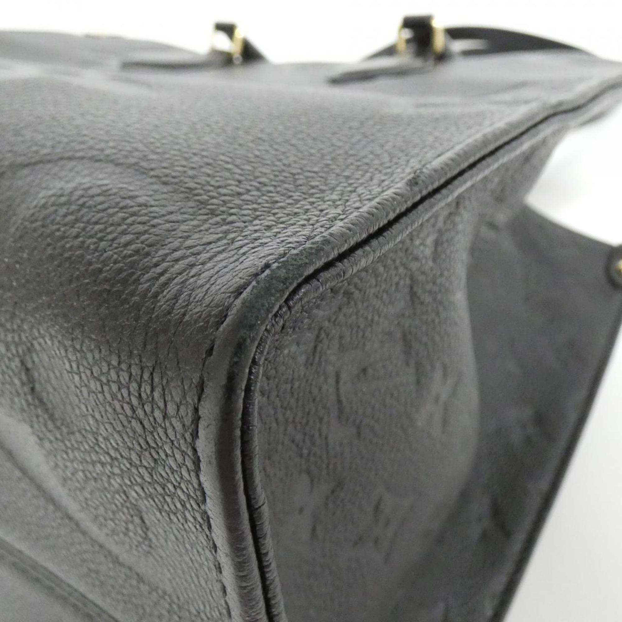 Louis Vuitton Black Leather Handbag