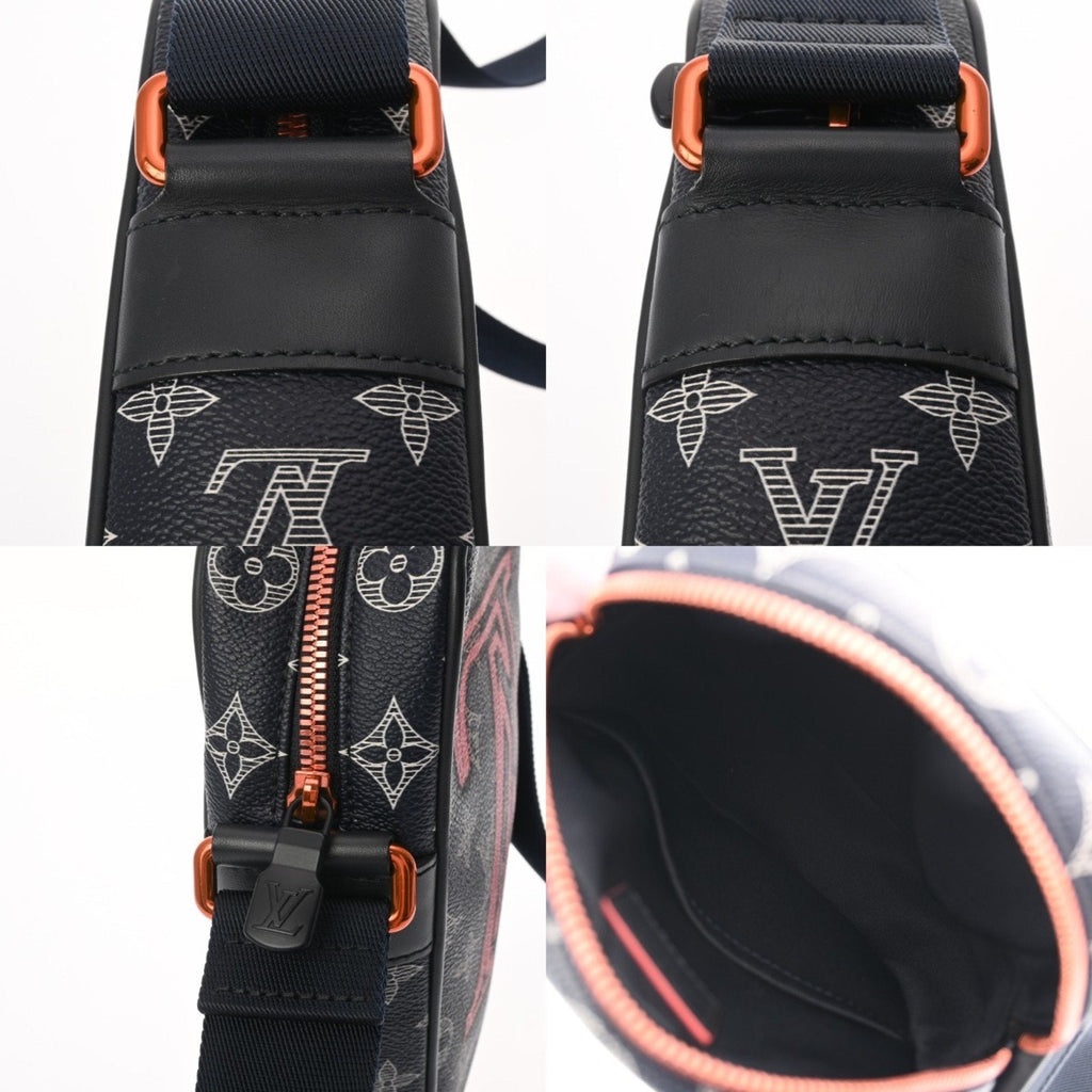 Louis Vuitton Navy Monogram Canvas Shoulder Bag