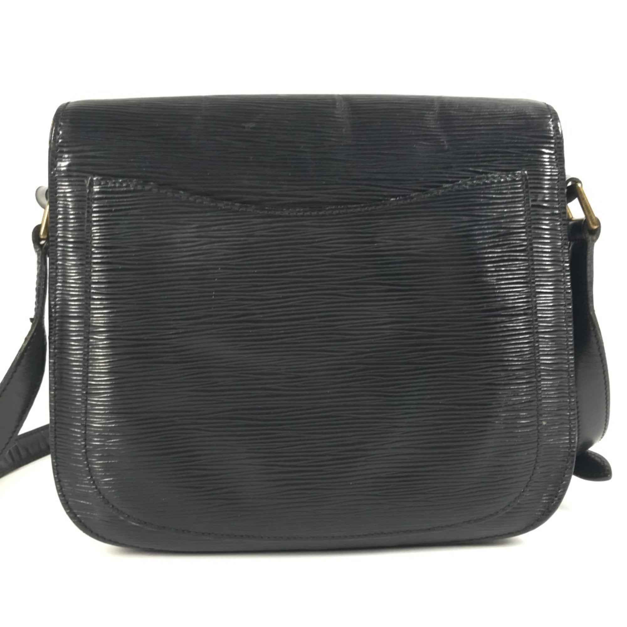 Louis Vuitton Black Noir Epi Leather Shoulder Bag