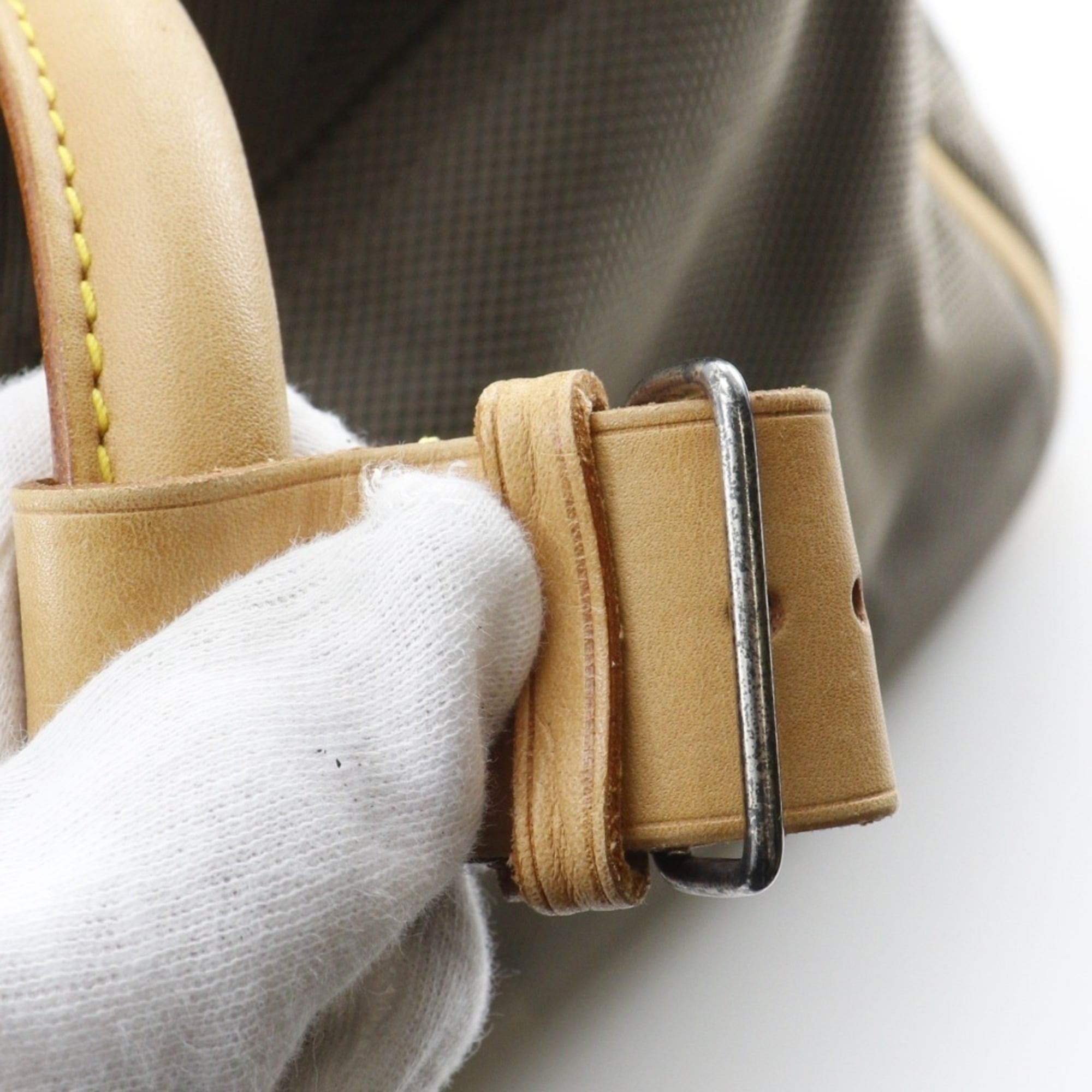 Louis Vuitton Brown Earth Damier Geant Boston Bag