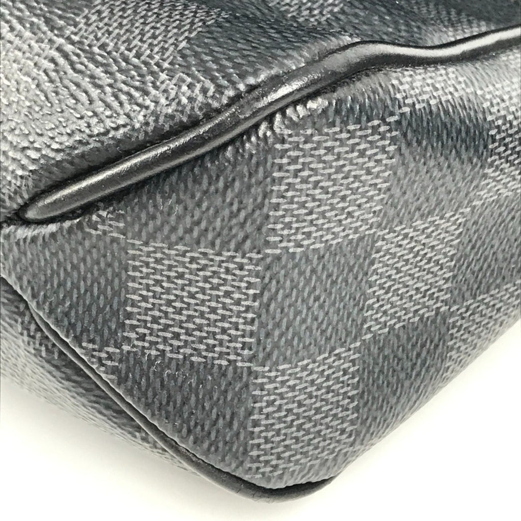 Louis Vuitton Black Blue Damier Graphite Messenger Bag Shoulder Bag