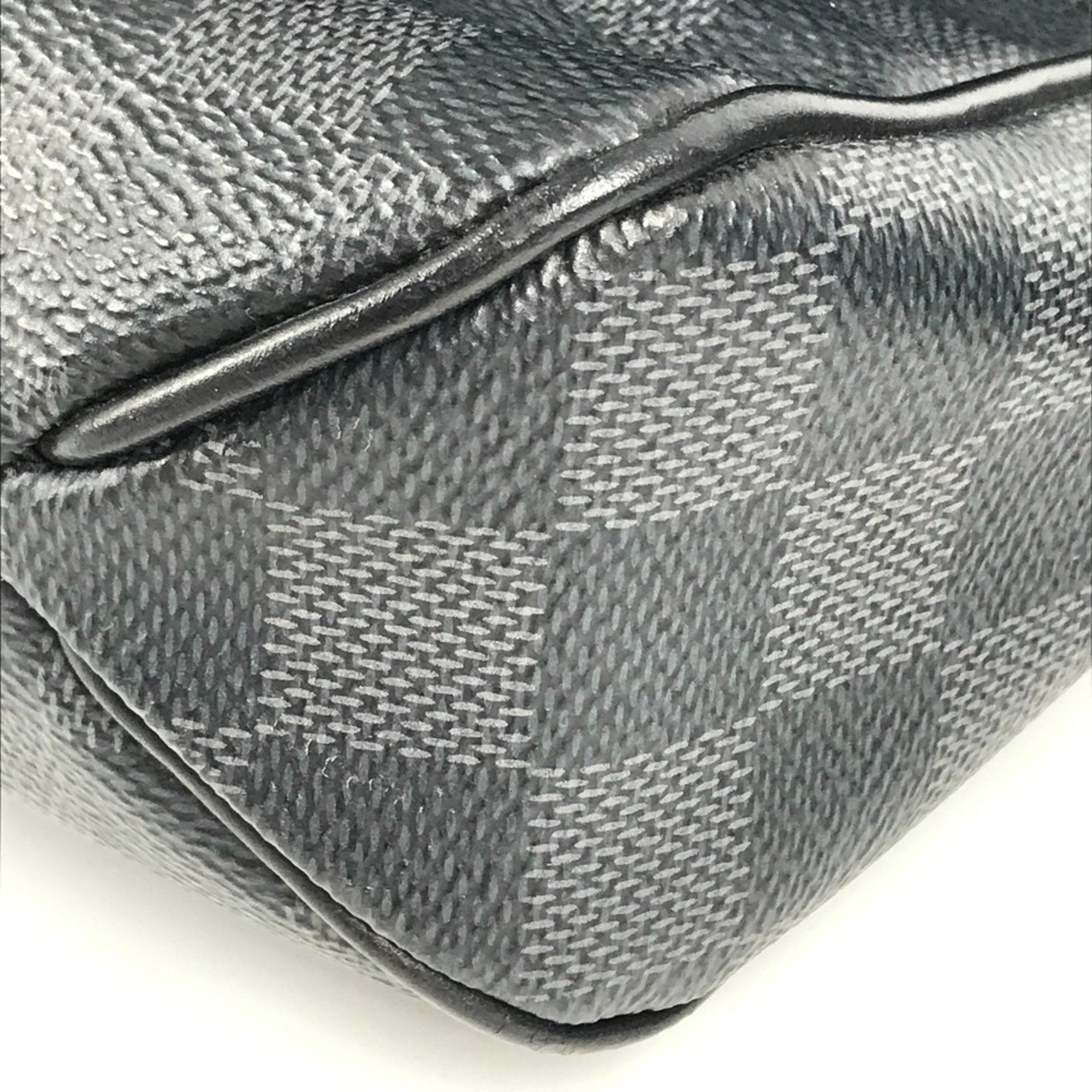 Louis Vuitton Black Blue Damier Graphite Messenger Bag Shoulder Bag