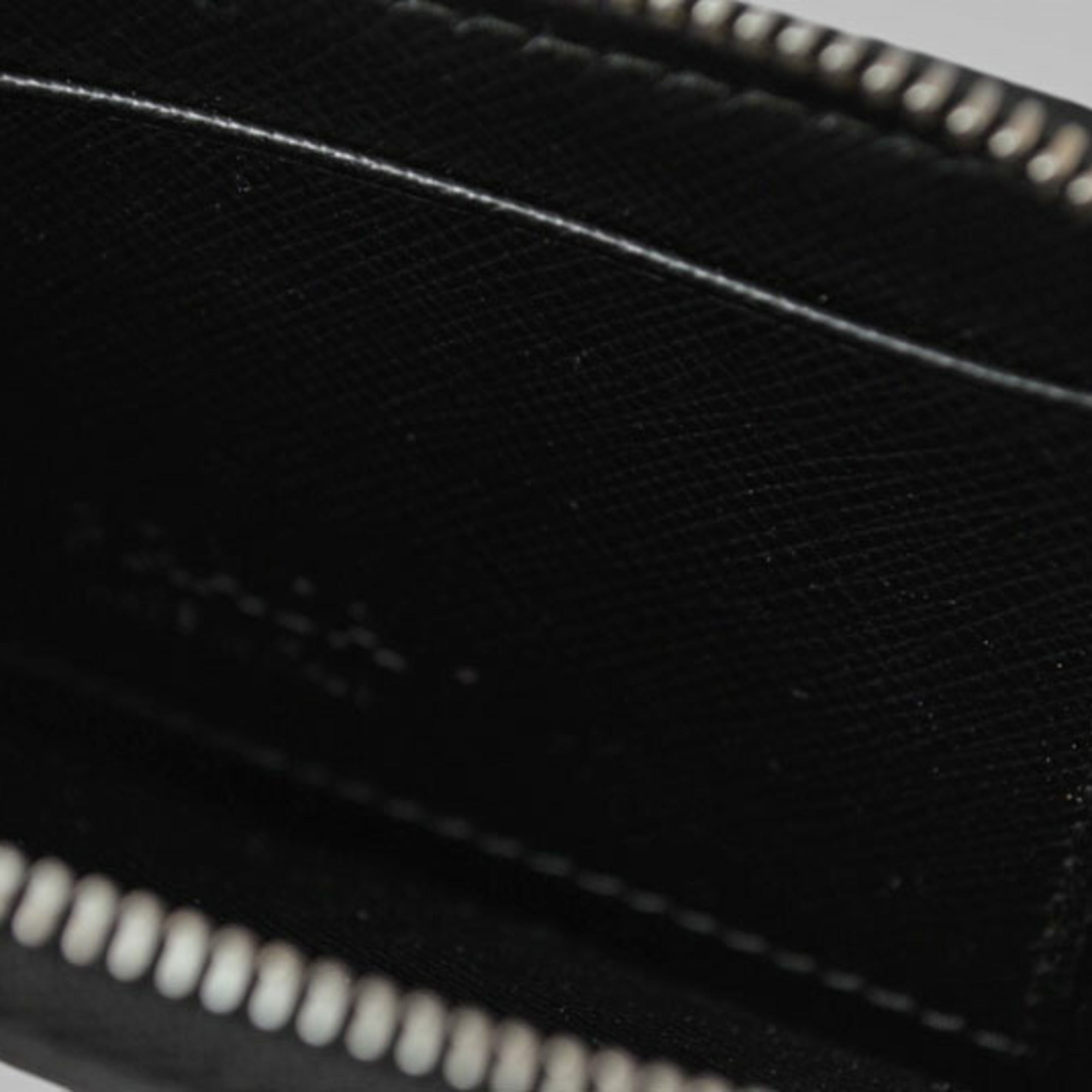 Prada Black Nero Leather Coin Purse/Coin Case