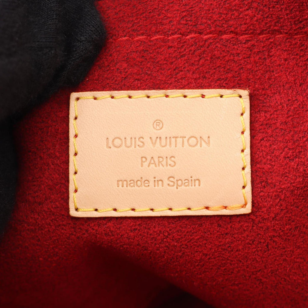 Louis Vuitton Brown Coated Canvas Leather Shoulder Bag