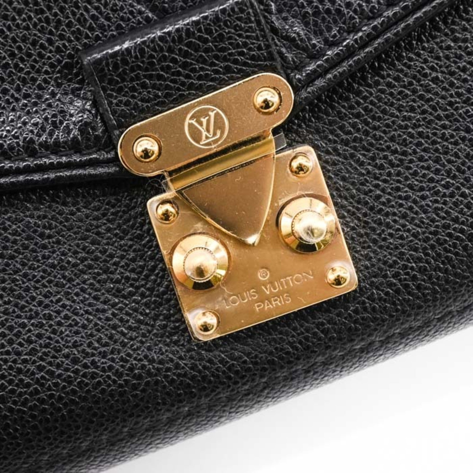 Louis Vuitton Black Noir Monogram Empreinte Handbag Shoulder Bag