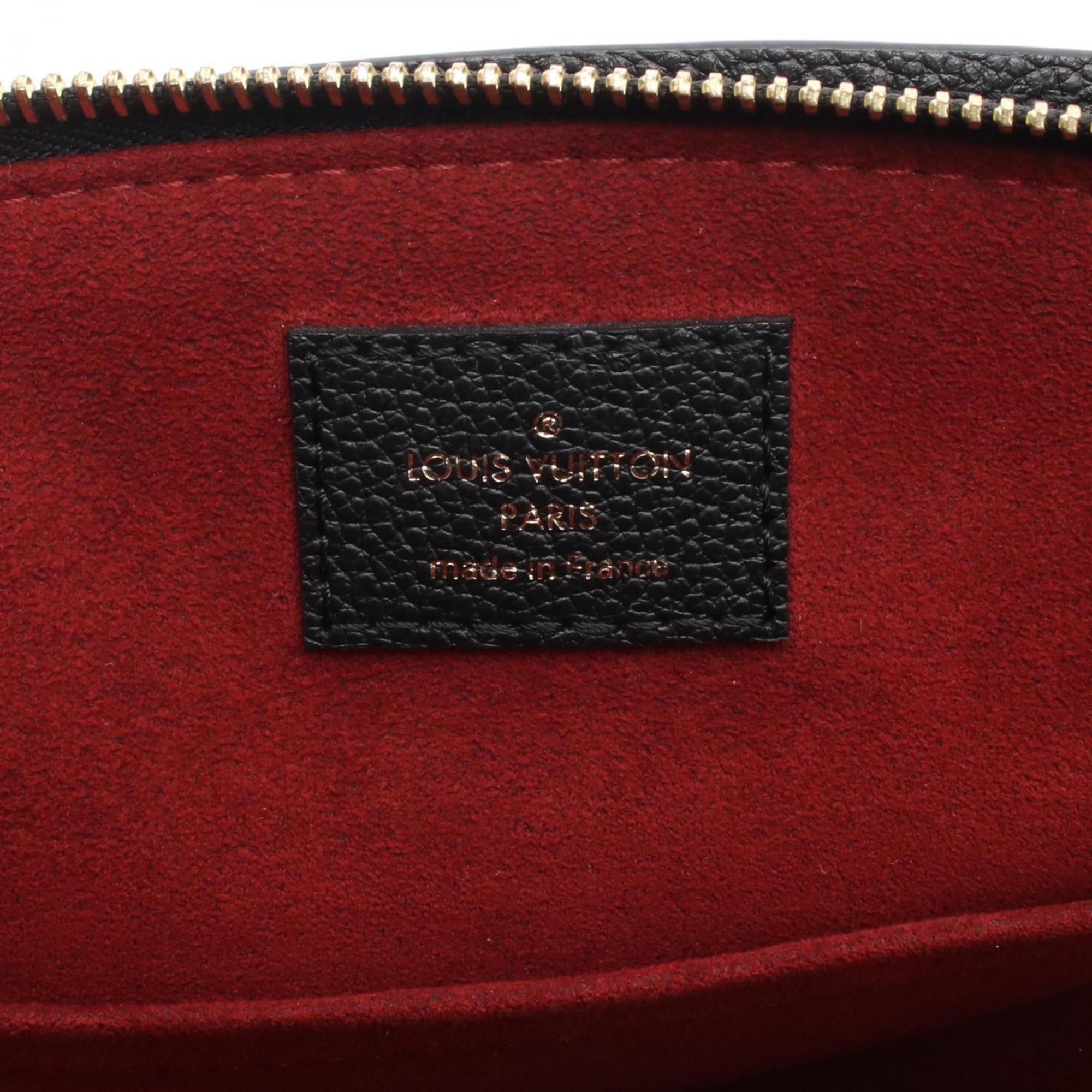Louis Vuitton Black Noir Monogram Empreinte Handbag