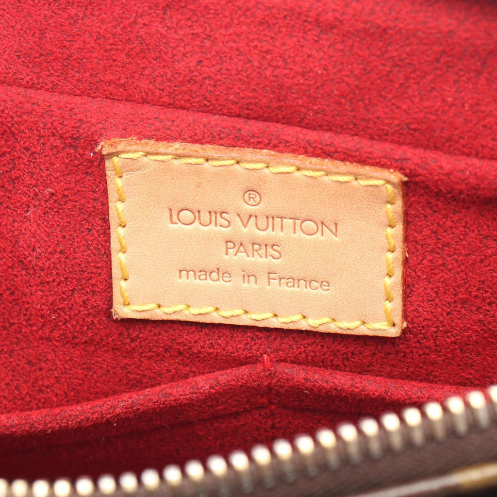Louis Vuitton Brown Monogram Pvc Coated Canvas Leather Shoulder Bag
