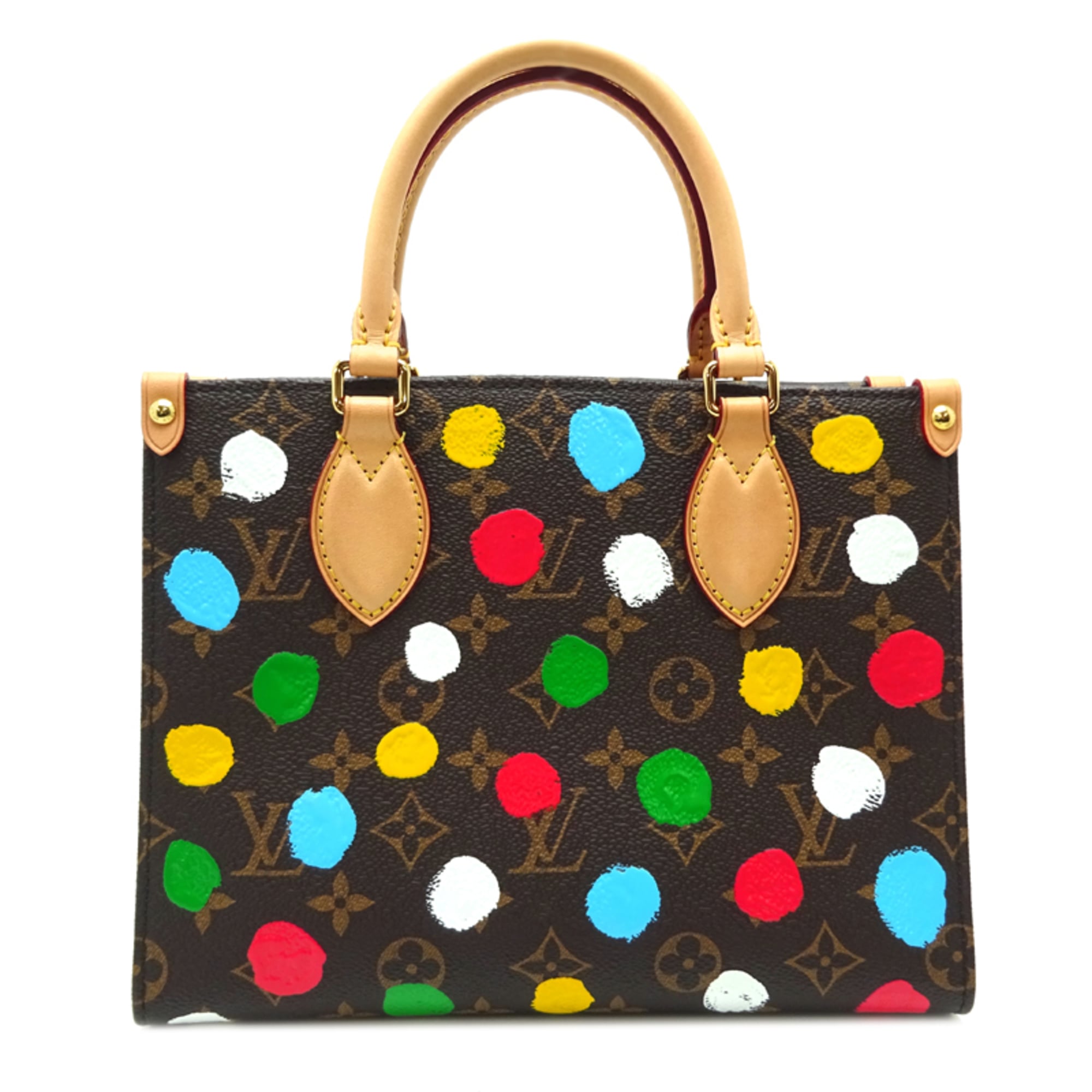 Louis Vuitton Yayoi Kusama Brown Multi-Color Monogram Handbag