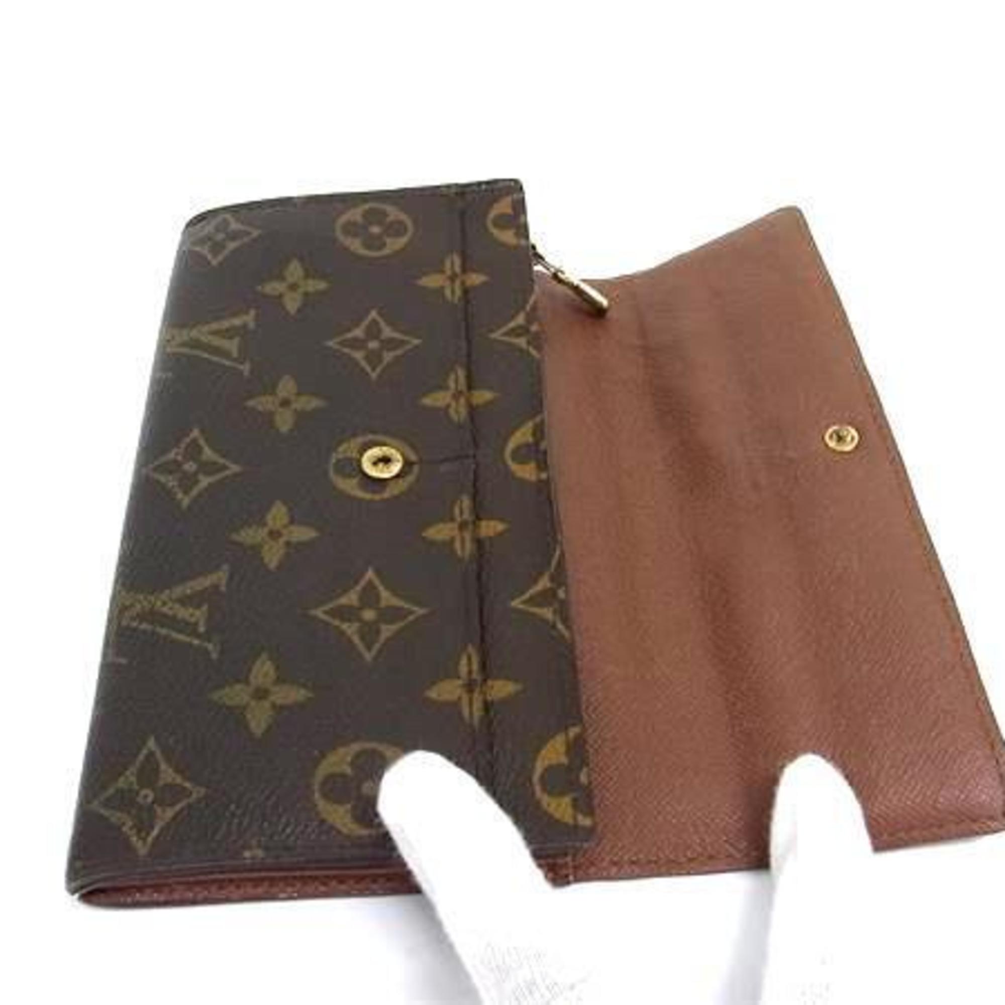 Louis Vuitton Brown Monogram Monogram Long Wallet