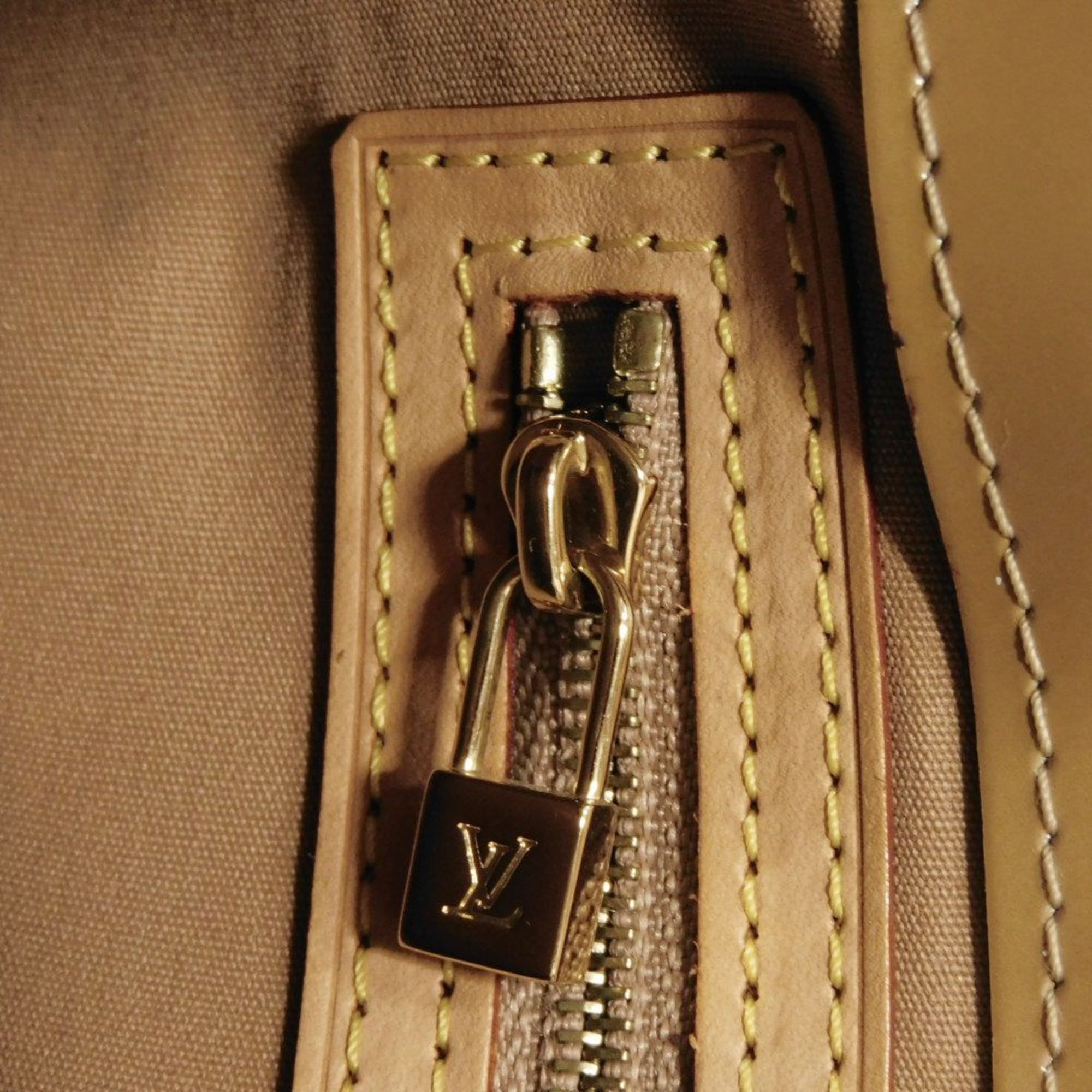 Louis Vuitton Monogram Vernis Noisette Patent Leather Handbag Tote Bag