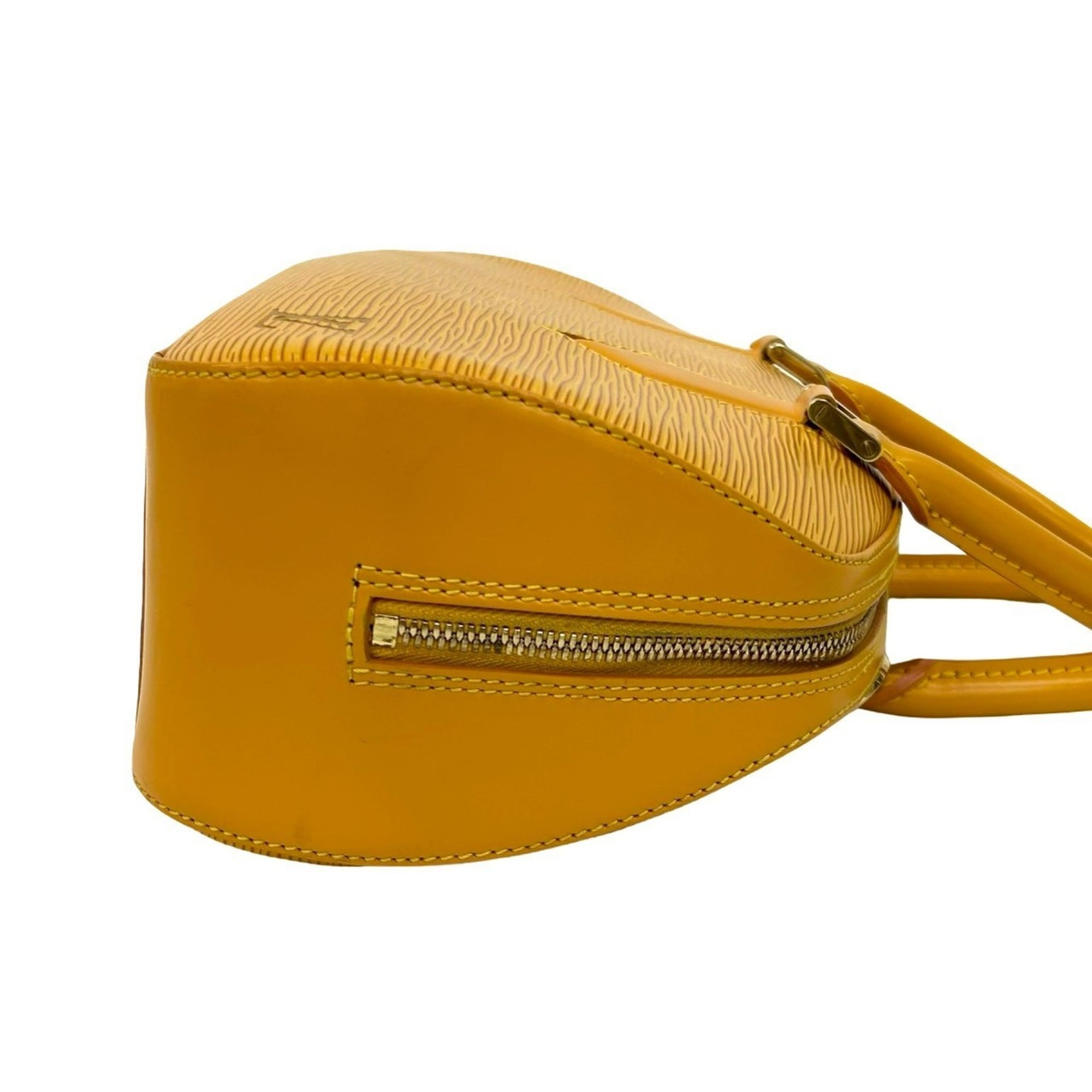 Louis Vuitton Yellow Epi Leather Boston Bag Handbag