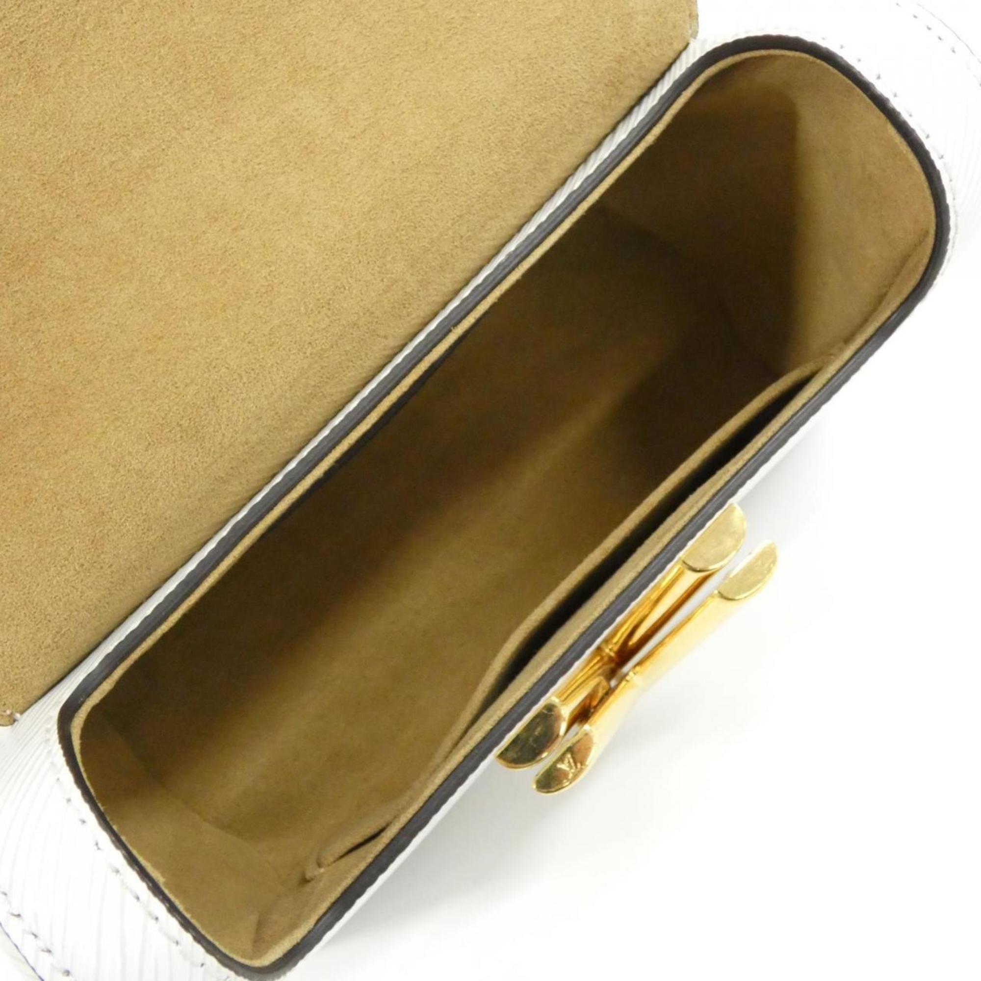 Louis Vuitton Blanc Leather Shoulder Bag