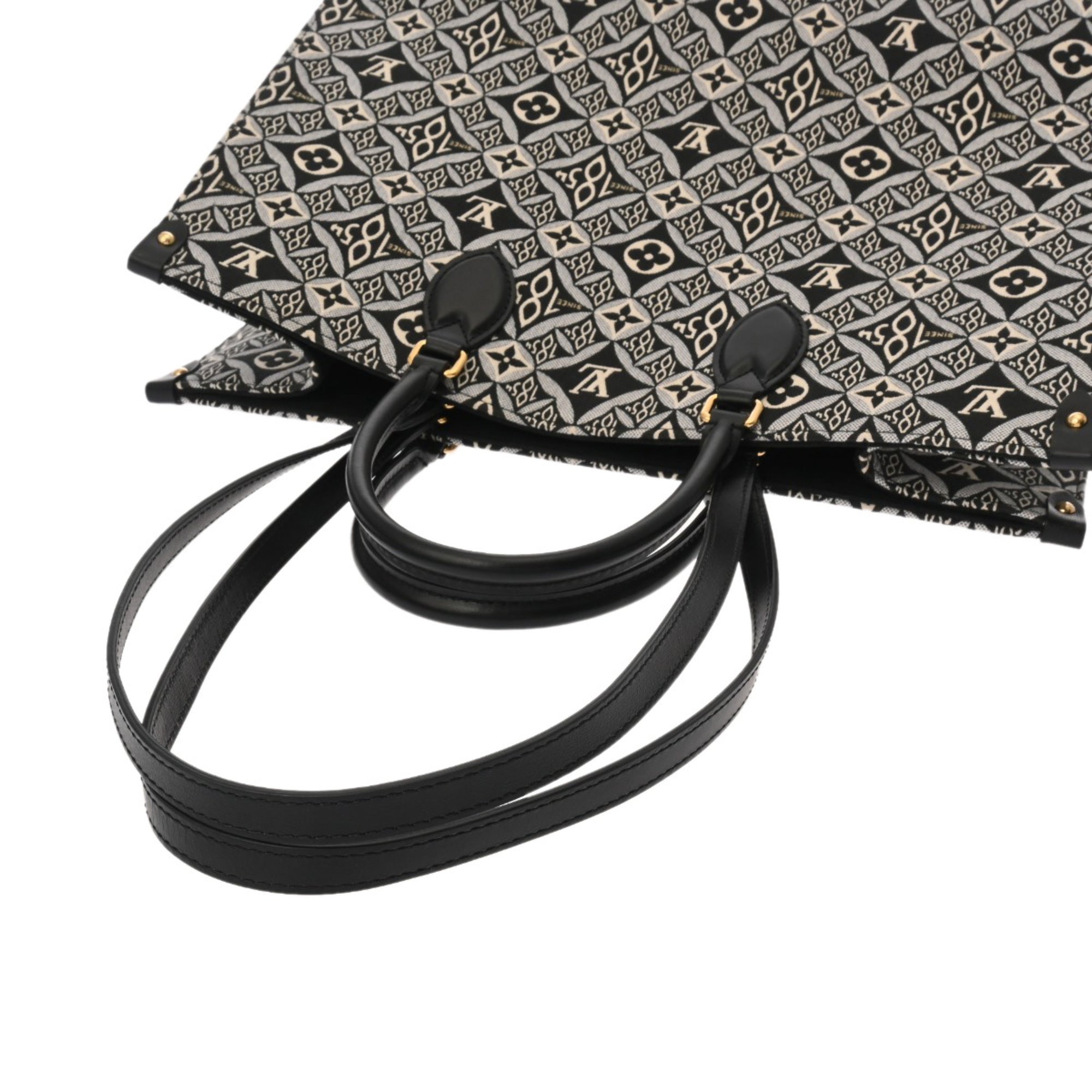 Louis Vuitton Black White Monogram Handbag