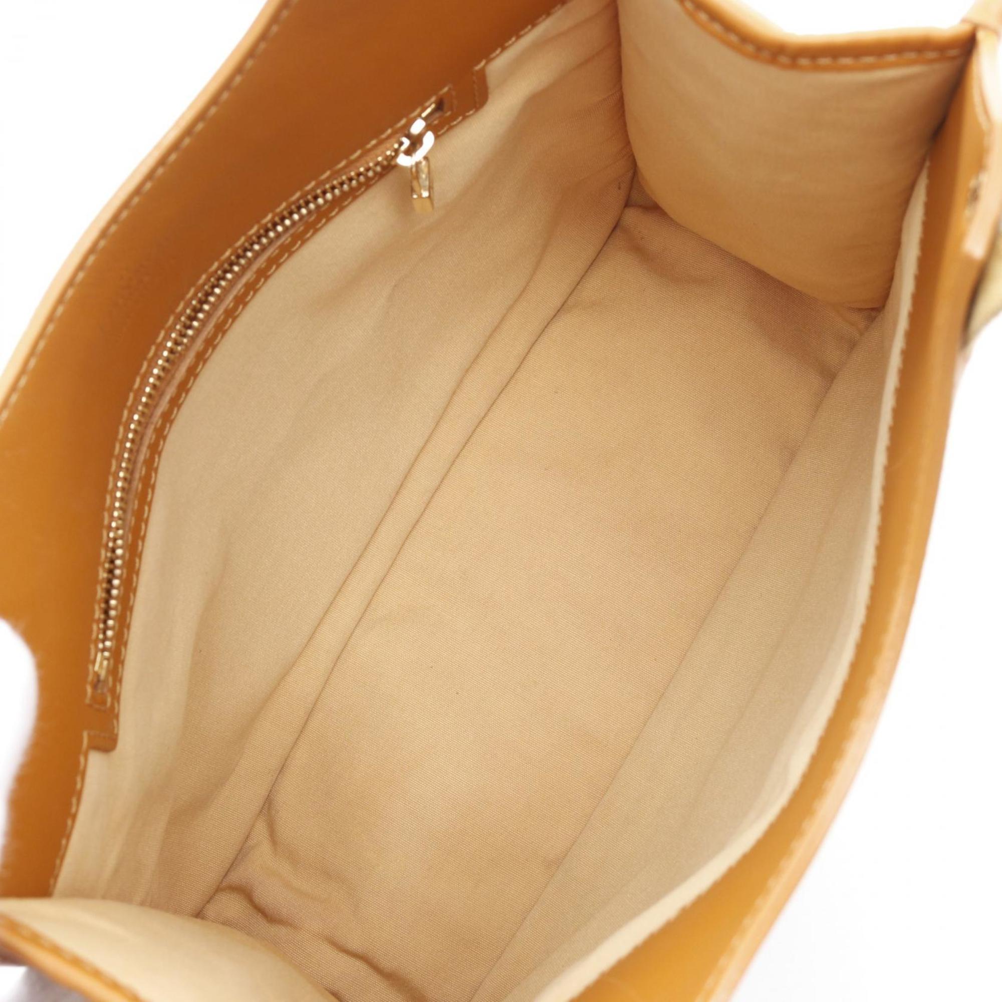 Louis Vuitton Beige Canvas Leather Handbag